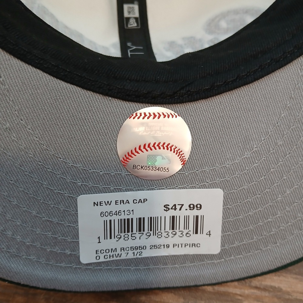 Pittsburgh Pirates Hat Cap Fited 7 1/2 New Era Retro Crown 1994 All Star Game - Picture 8 of 11